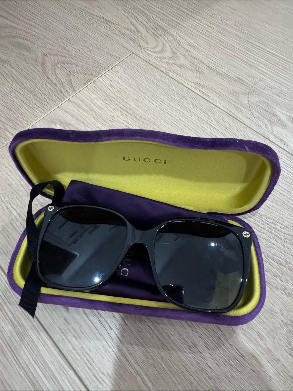Gucci Black Women's Square Sunglasses